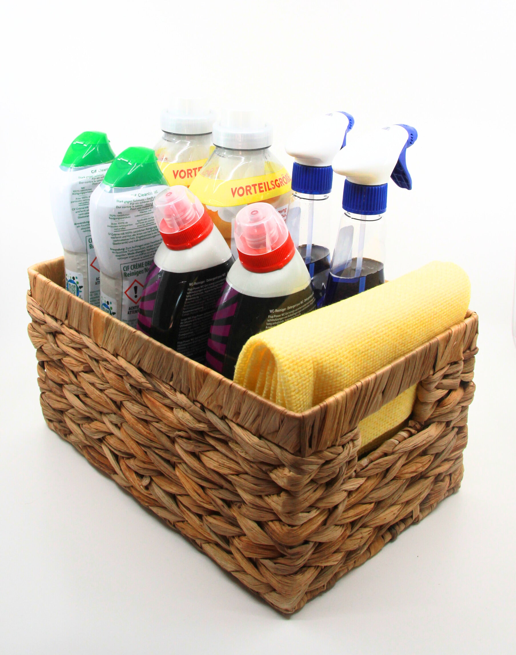 Aufbewahrungskorb„Tabby" aus natürlicher, geflochtener Faser