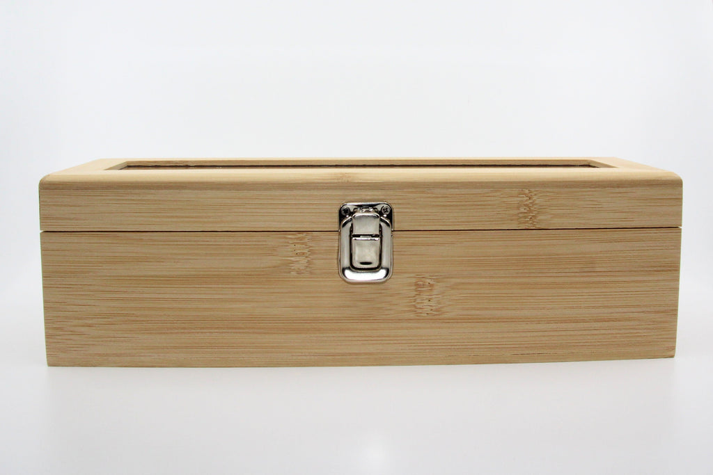 Teebeutel-Box "Tea" – Bambus mit Sichtfenster