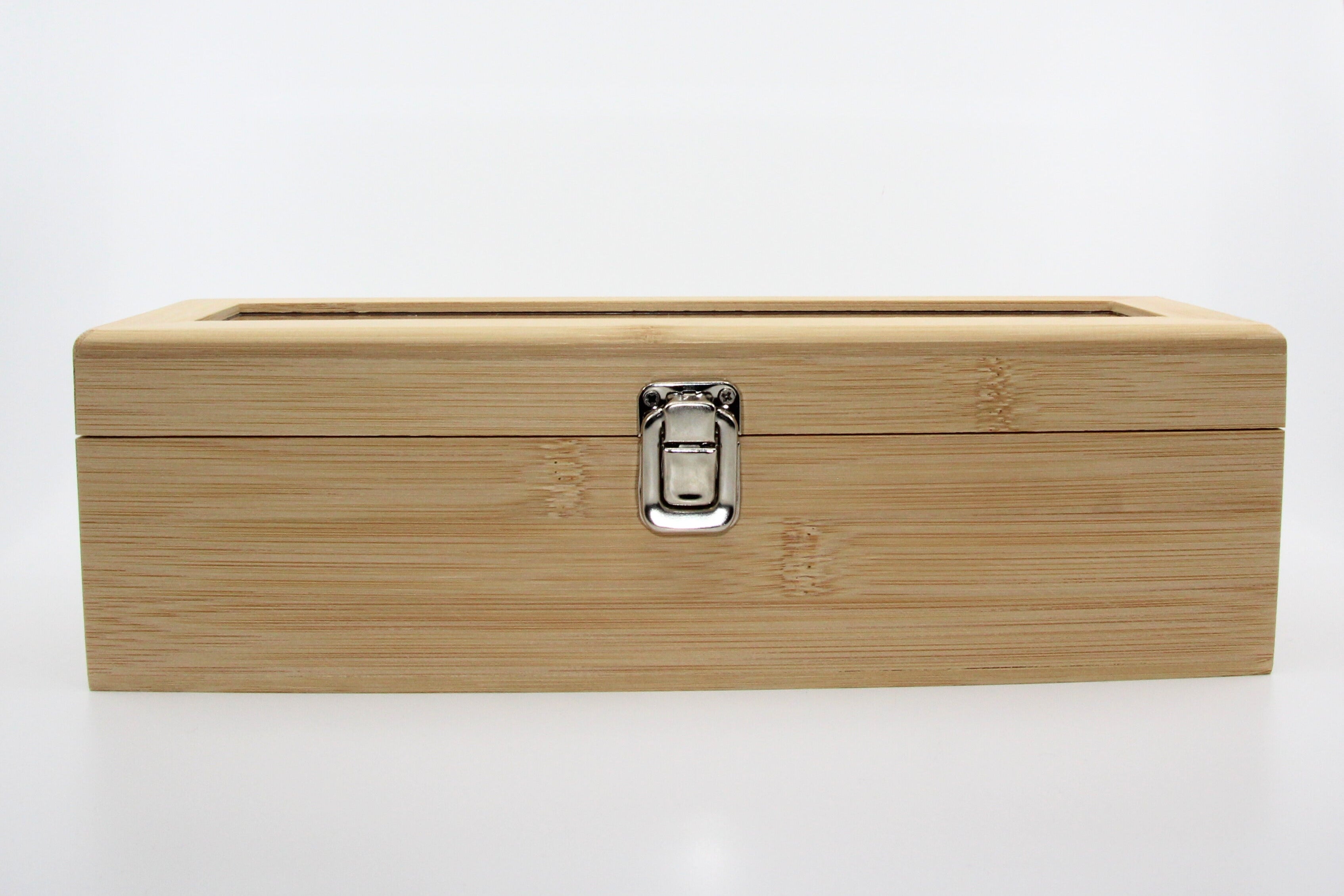 Teebeutel-Box "Tea" – Bambus mit Sichtfenster