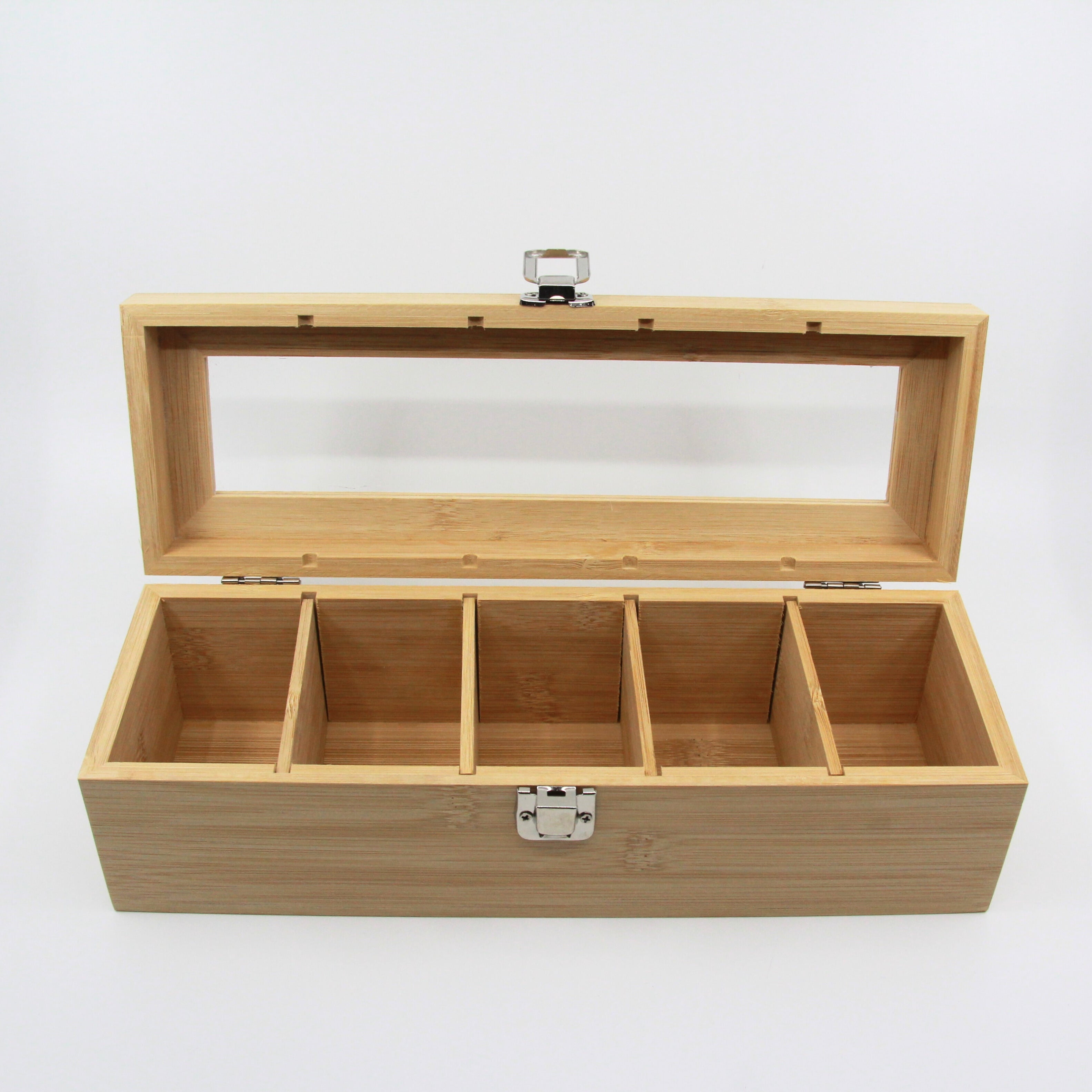 Teebeutel-Box "Tea" – Bambus mit Sichtfenster